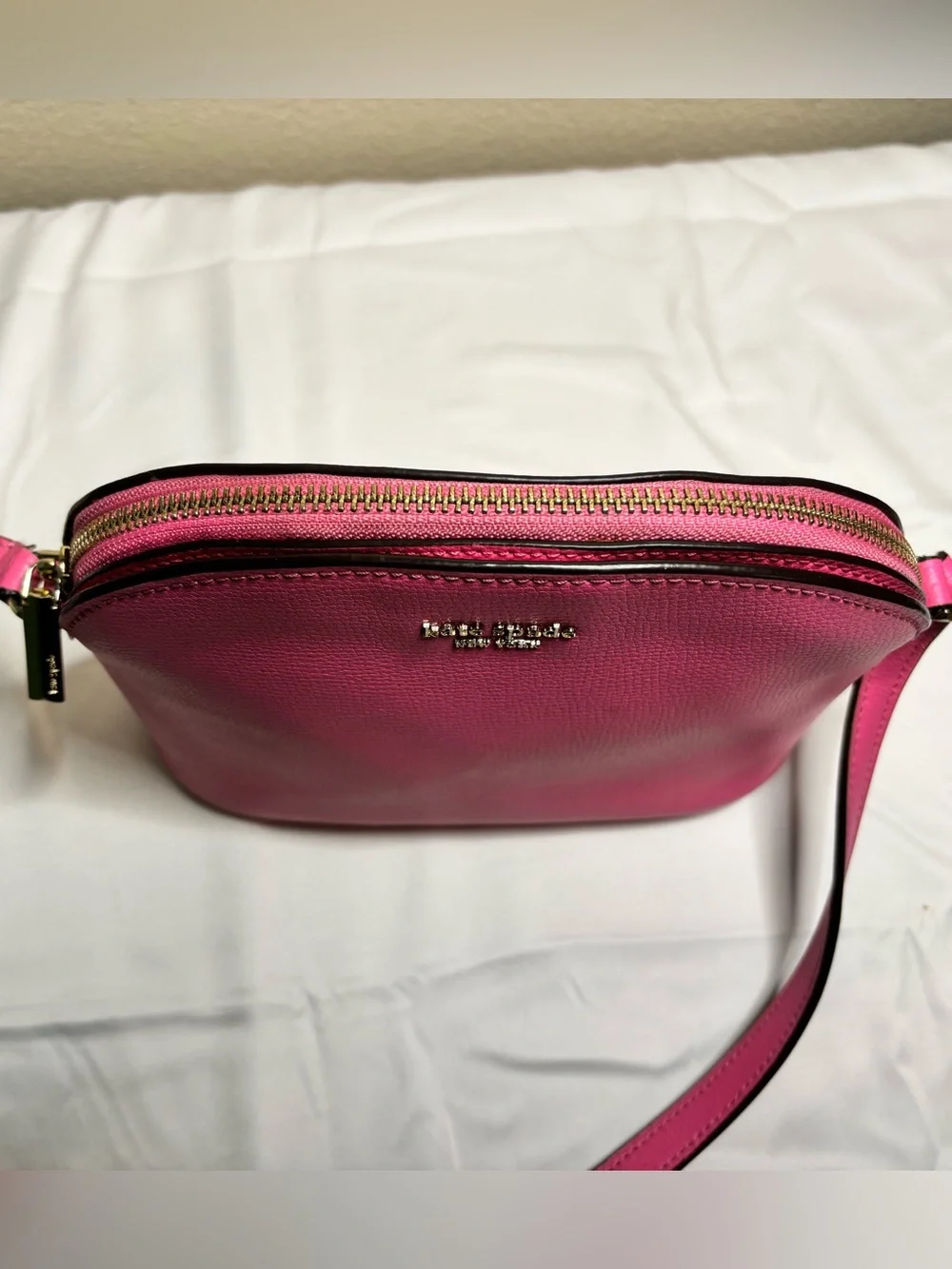 Kate Spade Sylvia Medium Dome Pebbled Leather Crossbody
